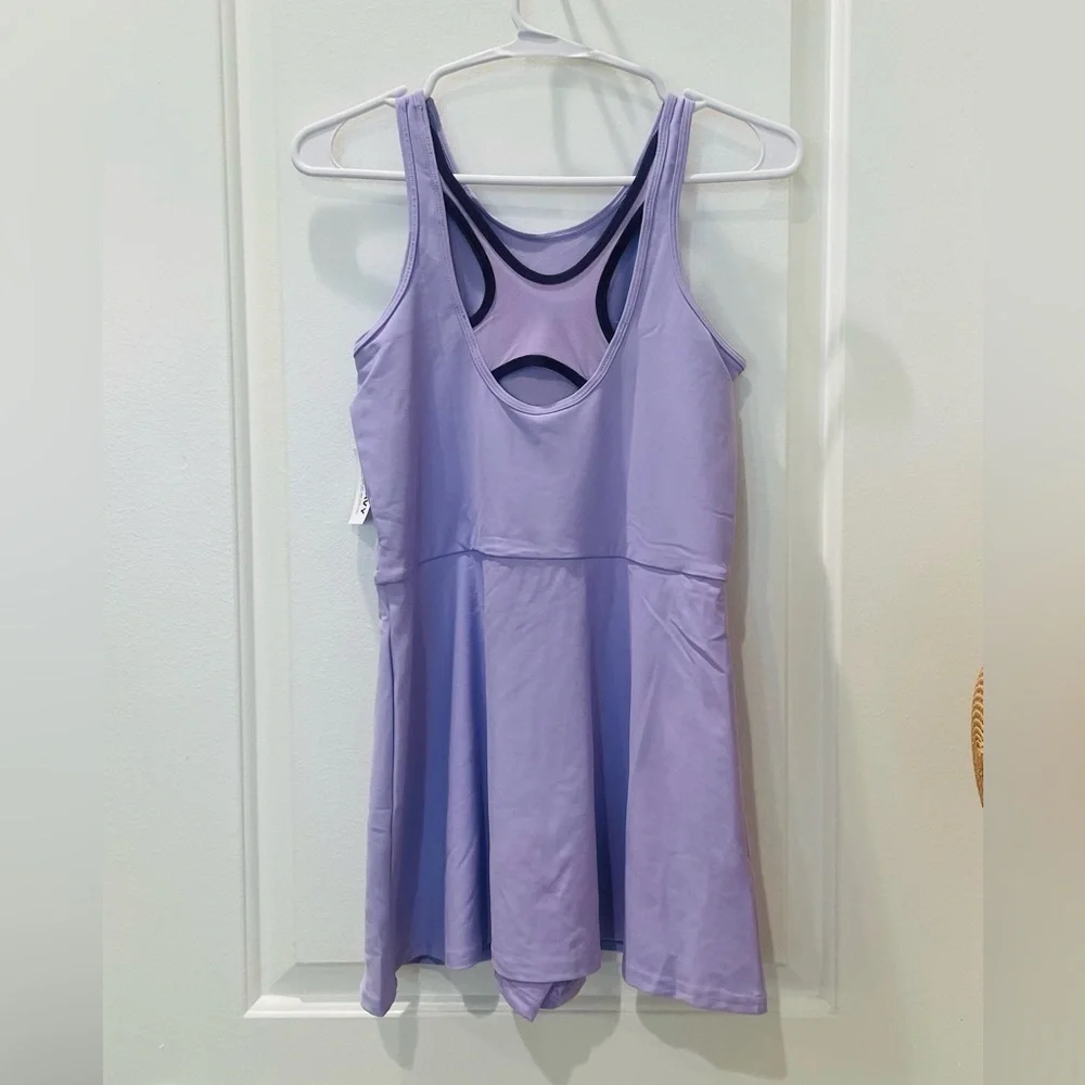 NEW…Girls' PowerSoft Sleeveless Ribbed Athletic Dress